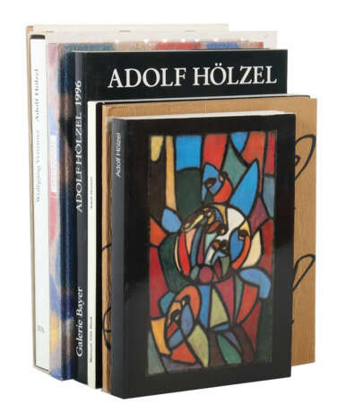 7 Bücher Adolf Hölzel unter anderem Pastelle und Zeichnungen - photo 1