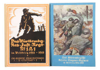 2 Regimentsbücher Fritz Klett