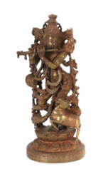 Bronze des Krishna Indien