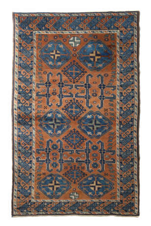 Teppich im Blattgabel-Kuba-Design 2. Hälfte 20. Jahrhundert - Foto 1