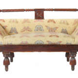 Victorianisches Sofa mit gedrechselter Reling England - photo 1