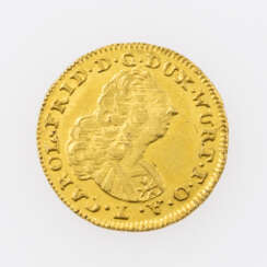 Württtemberg / Gold - 1 / 4 Dukat o.J., Karl Friedrich Administrator 1738-1744,