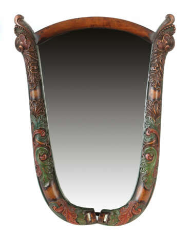 Spiegel mit Eselsjoch-Rahmen wohl Italien - фото 1
