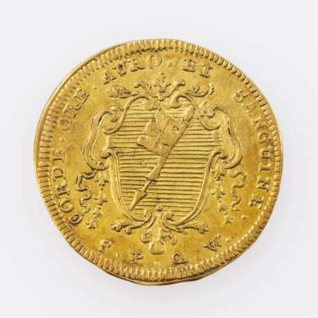 Würzburg / Gold - Neujahrsgoldgulden o.J. (1729), Friedrich Karl von Schönborn (1729-1746), - Foto 2