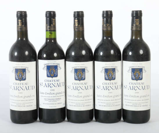 5 Flaschen Château St. Arnaud Saint-Émilion grand cru - photo 1