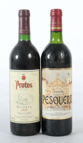 2 Flaschen spanischer Rotwein 1x Tinto Cosecha 1991er - Foto 1