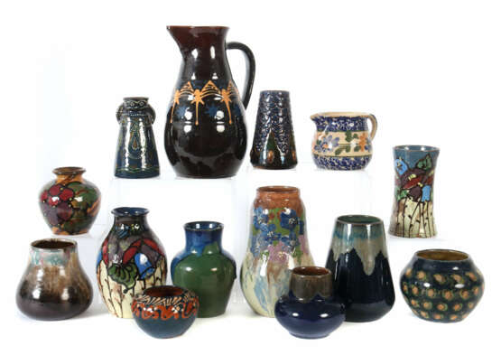 12 Vasen und 2 Kannen Wohl Deutschland - Foto 1