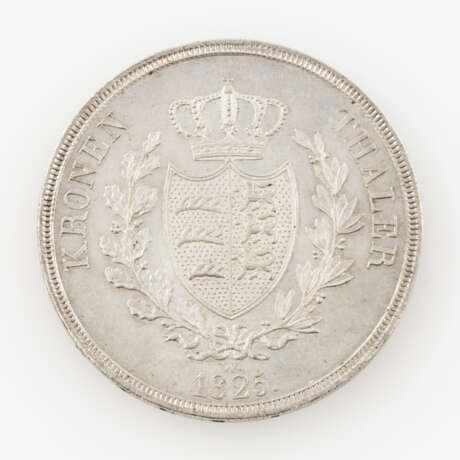 Württemberg - Kronentaler 1825 W., Wilhelm I., Thun 434, - photo 2