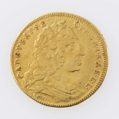 Bayern / Gold - 1 / 2 Carolin 1733, Karl Albrecht (1726-1744), Avers: Brustbild n.r., - photo 1