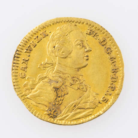 Brandenburg-Ansbach / Gold - Dukat 1753, Karl Wilhelm Ferdinand (1729-1757), - Foto 1