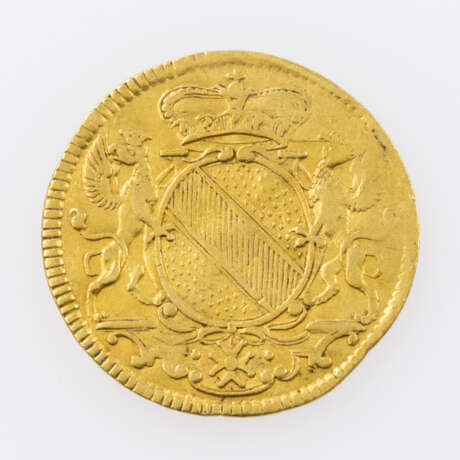 Baden-Durlach / Gold - Dukat 1737, Karl Wilhelm (1709-1738), - Foto 2