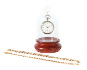Herrentaschenuhr mit 2 Uhrenketten und Taschenuhrenhalter Unter anderem 20. Jahrhundert