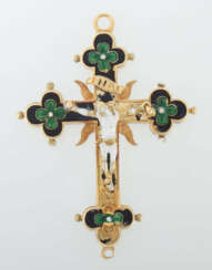 Reliquien-Kreuzanhänger Wohl 16. Jahrhundert