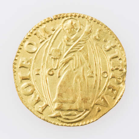 Stadt Metz / Gold - Florin 1620, Avers: Stehender St. Stephan mit Palmzweig, - фото 1