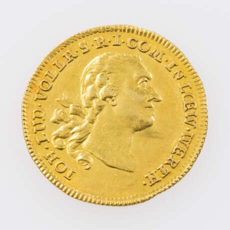 Löwenstein-Wertheim / Gold - Dukat 1771, Johann Ludwig Wolrad (1730-1790), - photo 1