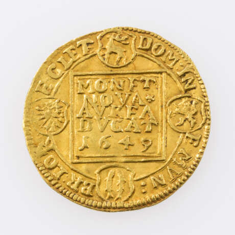 Stolberg-Stolberg / Gold - Dukat 1649, Johann Martin (1638-1669), - Foto 2