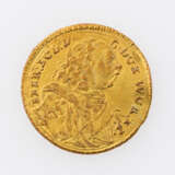 Württemberg / Gold - Viertelkarolin 1733, Eberhard Ludwig (1693-1733), Avers: Brustbild n.r., - photo 1