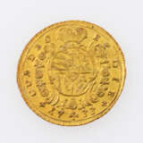 Württemberg / Gold - Viertelkarolin 1733, Eberhard Ludwig (1693-1733), Avers: Brustbild n.r., - Foto 2