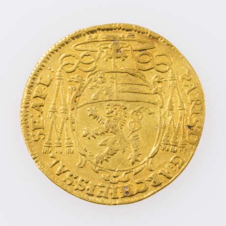 Erzbistum Salzburg / Gold - Dukat 1650, Paris Graf Lodron (1619-1653), - photo 2