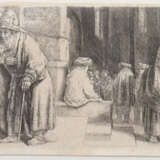 Rembrandt van Rijn (nach) Leiden 1606 - 1669 Amsterdam . ''Juden in der Synagoge'' - Foto 1