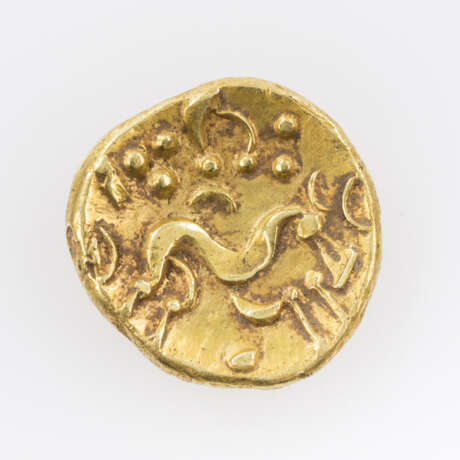 Ostgallien (Belgien) / Gold - Statère uniface, ca.60-25 v. Chr., - Foto 2