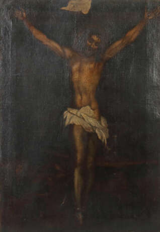 Kirchenmaler des 17./18. Jahrhundert ''Jesus am Kreuz'' - photo 1
