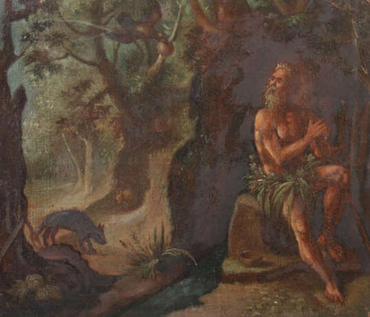 Maler des 18. Jahrhundert ''Heiliger Paulus als Eremit'' - Foto 1