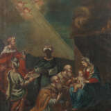 Italienischer Maler des 18./19. Jahrhundert ''Anbetung der Könige'' - photo 1