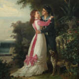 Maler des 19. Jahrhundert ''Liebespaar'' - photo 1