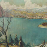 Maler der 1. Hälfte des 20. Jahrhundert ''Blick auf Lugano'' - Foto 1