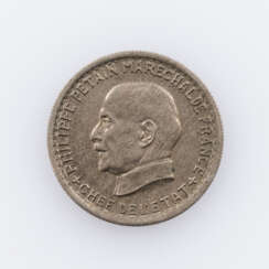 Frankreich - 5 Francs 1941, Philippe Petain Marechal de France, vorzüglich, KM 901,