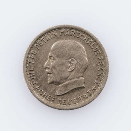 Frankreich - 5 Francs 1941, Philippe Petain Marechal de France, vorzüglich, KM 901, - photo 1