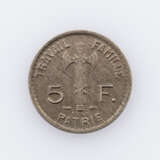 Frankreich - 5 Francs 1941, Philippe Petain Marechal de France, vorzüglich, KM 901, - photo 2