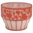 Hans Bolek Vienna Loetz Bowl Opaline Glass with Salmon Pink, circa 1915 - Achat en un clic