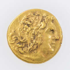 Pontos / Gold - Goldstater 88-86 v. Chr. / Kallatis, Mithridates VI. (120-63), im Namen des Lysimachos,