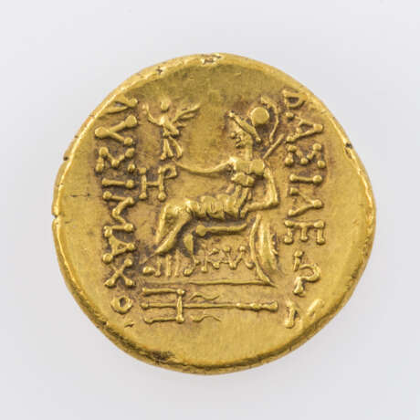Pontos / Gold - Goldstater 88-86 v. Chr. / Kallatis, Mithridates VI. (120-63), im Namen des Lysimachos, - Foto 2