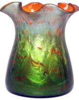 Vase Tapering Loetz Widow Klostermuehle Art Nouveau Titania Genre 4212 Vase Tapering Loetz Widow Klostermuehle Art Nouveau Titania Genre 4212
