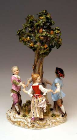 SOLD Meissen Figurines Children Porzellanmanufaktur Meissen Porzellan Rokokko Deutschland 1850 - Foto 2