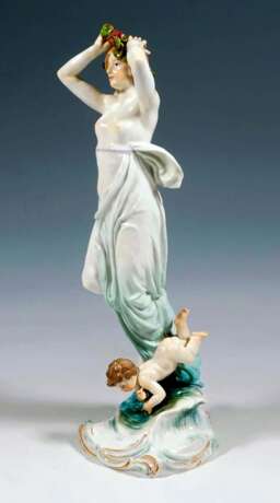Meissen Art Nouveau Figurine 'The Birth of Venus' by Friedrich Offermann “SOLD  Meissen Figurine Birth of Venus”, Meissen Porcelain Factory, Porcelain, Germany, 1900 - photo 4
