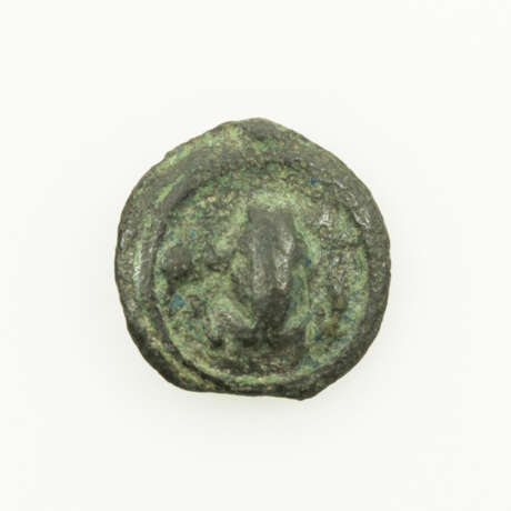 Umbrien-Tuder / Aes grave - Quadrans um 235 v. Chr., Avers: Frosch in Draufsicht, - фото 2