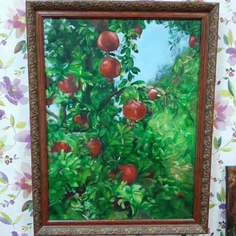 Painting “Pomegranate tree”, Canvas, Paintbrush, Realist, Ukraine, 2018 - photo 1