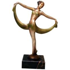 SOLD  Vienna Bronze Lady Dancer