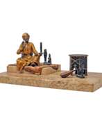 Austria. Vienna Bergman Bronze Arab Man on Carpet Selling Egypt Antiquities, circa 1890