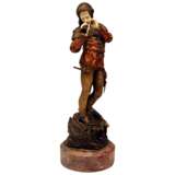 French Bronze Vintage Pied Piper of Hamelin by Eugène Barillot circa 1890 French Bronze Eugene Barillot (1841-1900) 1890 - Foto 1