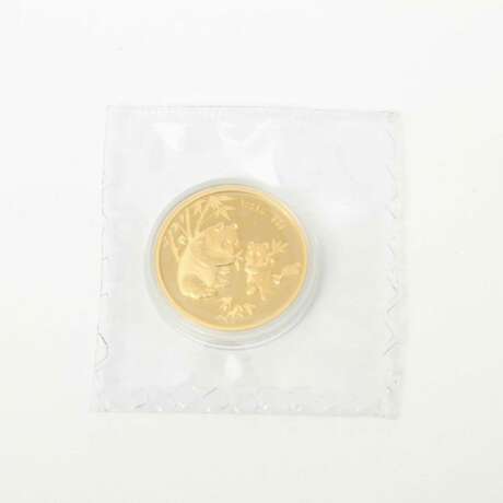 China / Gold - 1 / 2 Unze Gold 1997, Munich International Coin Show, - photo 1