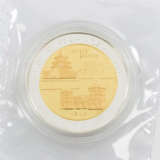 China / Gold / Silber - Panda-Medaille Bimetal 1996, Munich International Coin Show, - фото 2