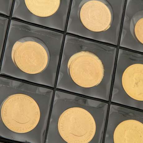 Umfangreiche Goldgrube - über 970 g Gold fein in Form von Münzen und Medaillen, - Foto 3
