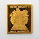 GOLDENE Briefmarken mit Schwerpunktthematik "Die ältesten Briefmarken"- Zusammenstellung bestehend aus 25 Briefmarken in Gold, - photo 4