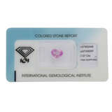 1 loser Saphir (rosa) von 2,07 ct, - фото 1