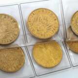 Lot mit GOLD ca. 96,4 g, Silber und anderen Münzen, - Foto 3